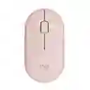 Logitech Pebble M350, Mouse Inalámbrico Moderno - Rosado
