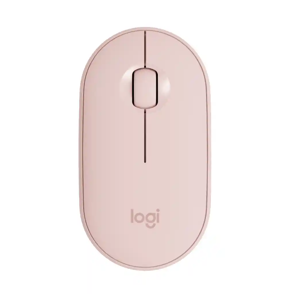 Logitech Pebble M350, Mouse Inalámbrico Moderno - Rosado