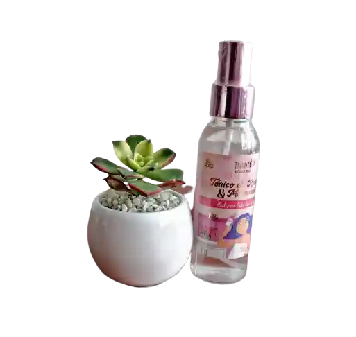 Planta Suculenta Y Tónico De Rosas De 125 Ml