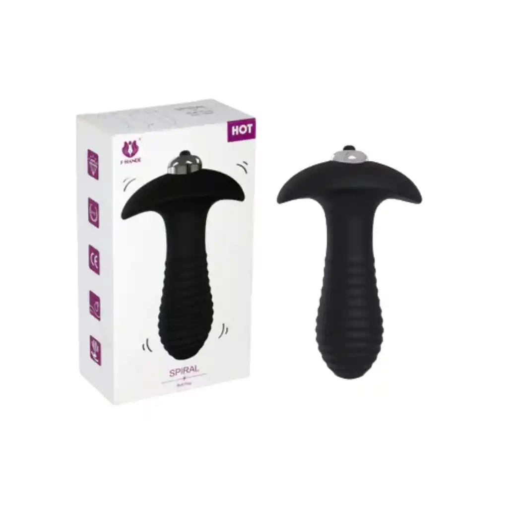 Vibrador Anal Spiral