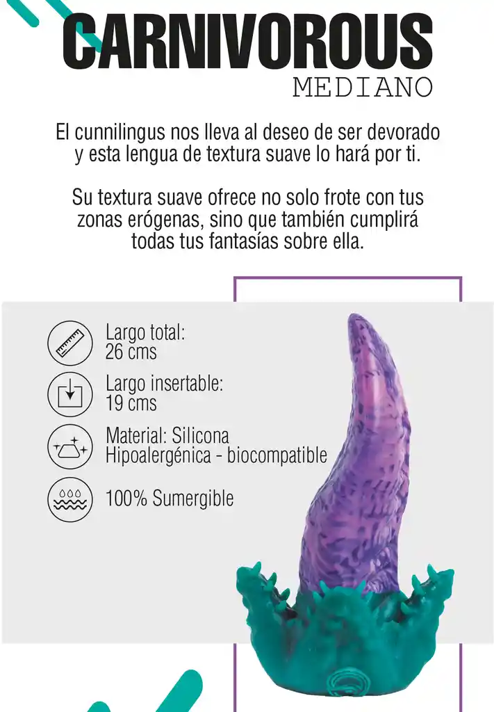 Carnivorous Dildo Mediano