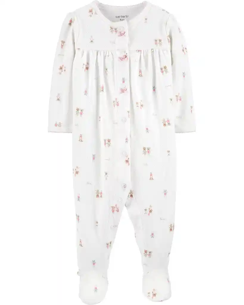 Ropa Carter Pijama Animales Rosa 0 Meses