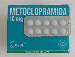 Metoclopramida 10 Mg X 10 Tabletas