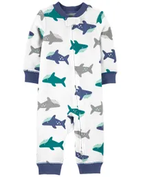 Ropa Carter Pijama Tiburon Azul 0 Meses
