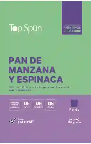 Pan De Manzana Y Espinaca