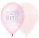 Bombas Globos R-12 Inf Es Una Niña X12 Sempertex Baby Shower