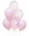 Bombas Globos R-12 Inf Es Una Niña X12 Sempertex Baby Shower