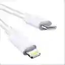 Cable Usb C A Lightning / 1 Mt / 20w / Sg411