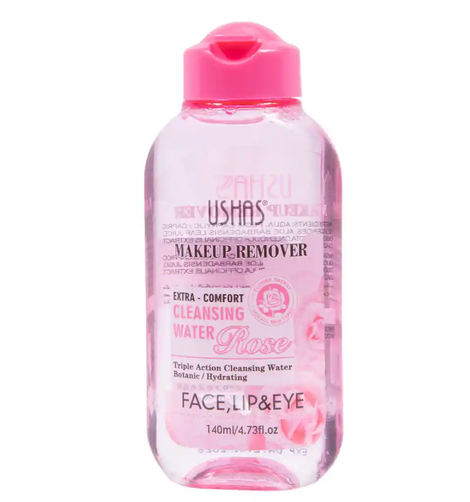 Removedor De Maquillaje Rose Ushas Agua Micelar