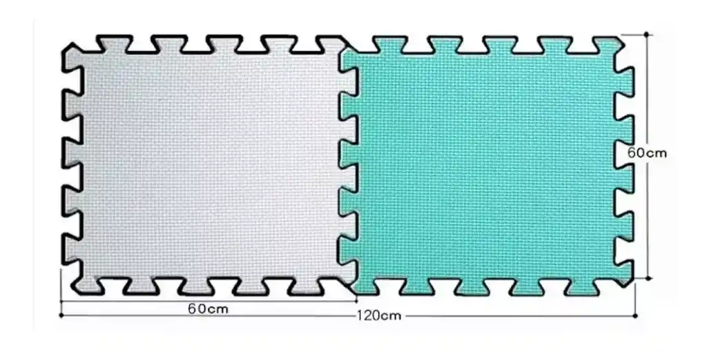 Tapete Foamy Grande 60 X 60