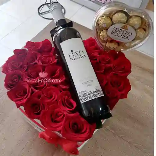 Corazon Rosa Roja, Licor Y Ferrero
