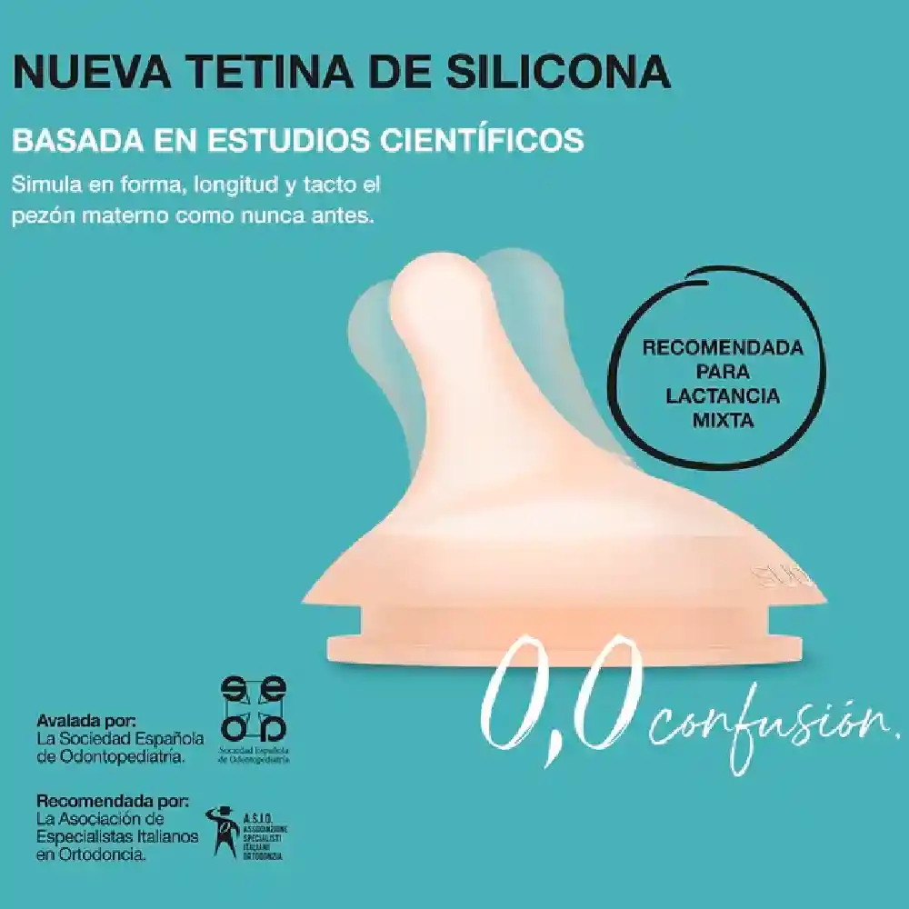 Suavinex Biberón Anticólico 180 Ml - Flujo Adaptable