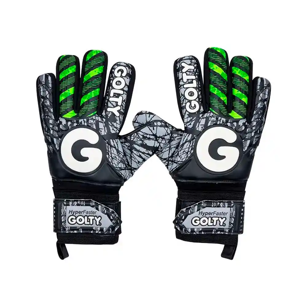 Guante Competencia Golty Hyperfaster Blanco Verde Talla 9