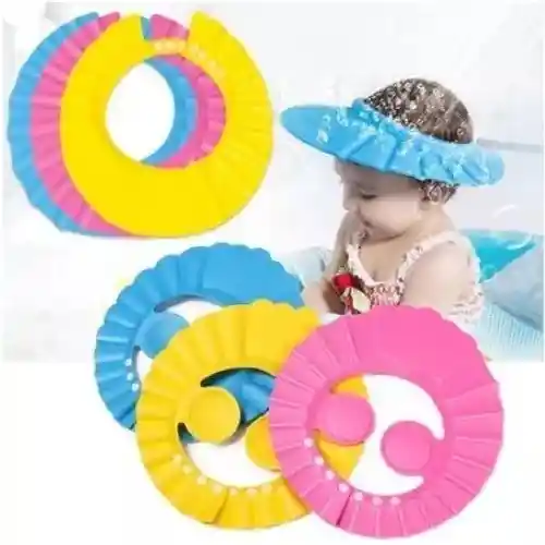 Gorro Visera De Ducha Baño Para Baño Bebé Niño