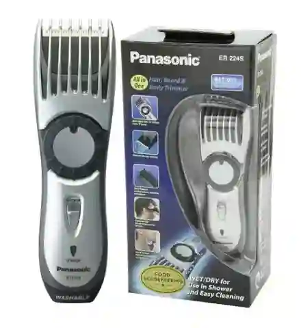 Máquina Peluquería Panasonic Patillera Barbera Barba Lavable Panasonic