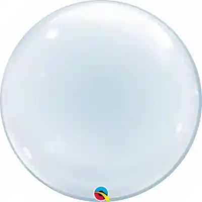 Globo Deco-burbuja Transparente X 1 24" Qualatex-hcf