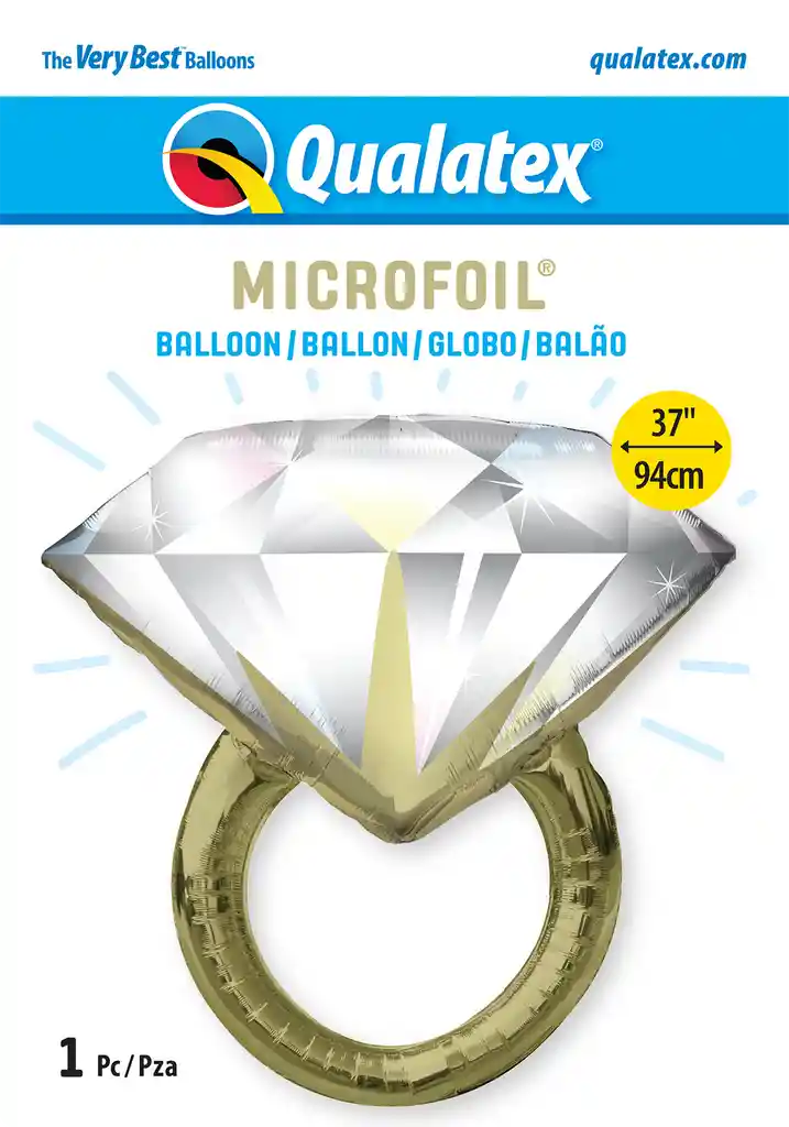 Globo Foil Gigante Anillo 94cmx 1 Qualatex-hcf