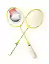 2 Raquetas De Badminton Set + Parales + Malla + 3 Gallos + Estuche