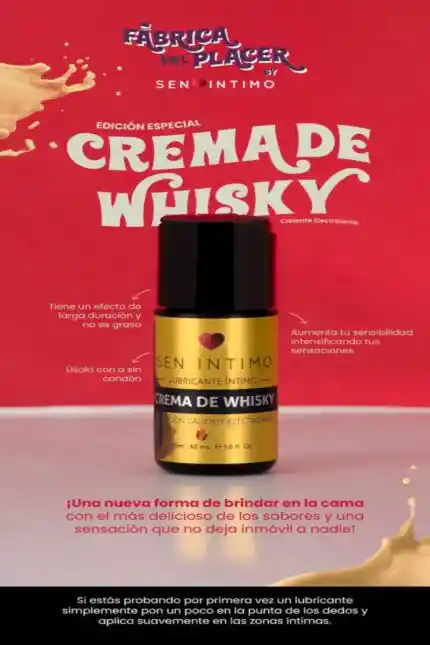 Lubricante Intimo Crema De Whisky Electrizante