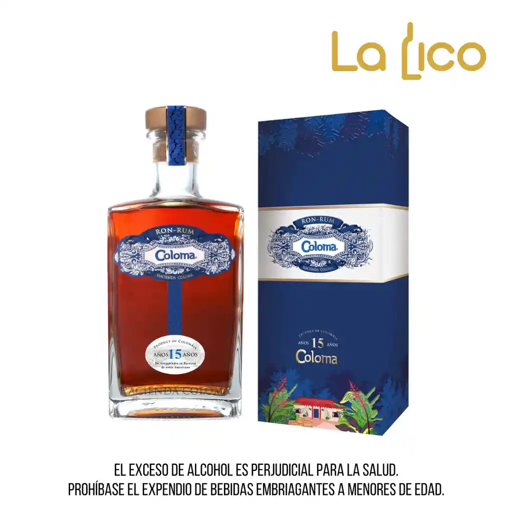 Ron Coloma 15 Años 700ml