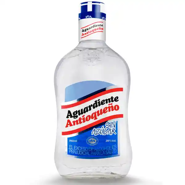 Aguardiente Antioqueño Sin Azucar Botella 750ml