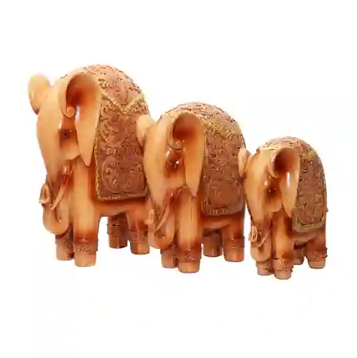 Elefantes Decoración Adorno Suerte X 3 Dayoshop