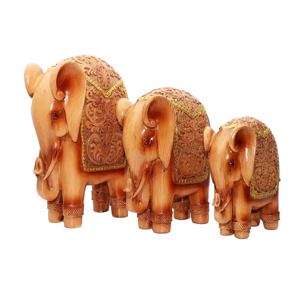 Elefantes Decoración Adorno Suerte X 3 Dayoshop
