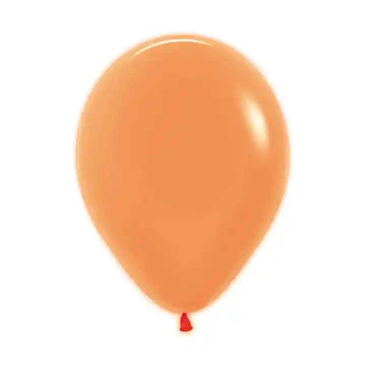 Globos R12 Neon Naranja Paquete X 10 Und Sempertex