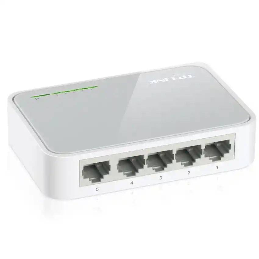 Switch De Escritorio De 5 Puertos 10/100, Tp-link Tl-sf1005d