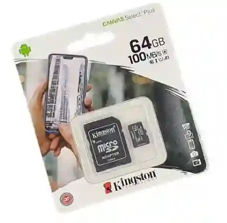 Micro Sd Kingston 64gb Clase 10