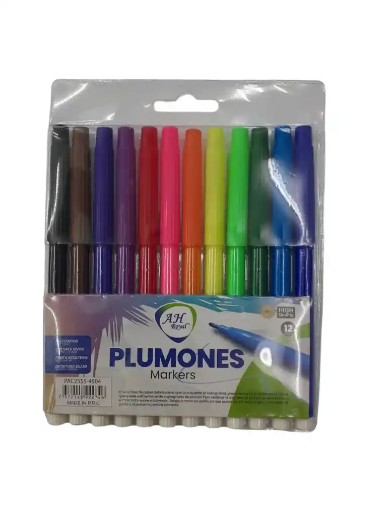 Plumones X12 Ah Royal