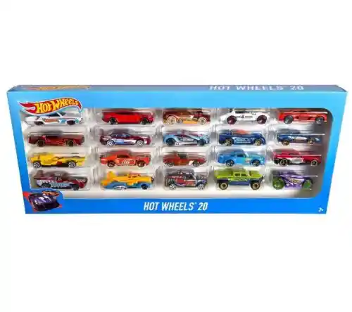 Hot Wheels Set De 20 Unidades