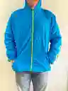 Chaqueta Rompevientos Reflectiva Moto Bicicleta Liviana Talla L Azul