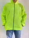 Chaqueta Rompevientos Reflectiva Moto Bicicleta Liviana Talla L Verde