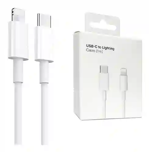 Cable Cargador Iphone Original Usb-c To Lightning 1 Metro