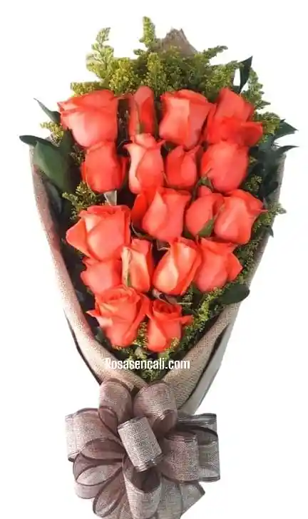 Bouquet En Rosas Salmon