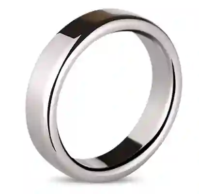 Anillo 50mm Para El Pene Cock Ring Acero Inoxidable Fuerte Erección Retrasa Eyaculación