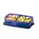 Eco Lunch Rectangular Con Divisiones 1 L