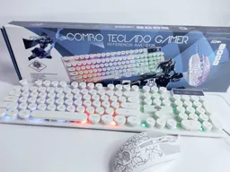 Combo Retroiluminado Teclado + Mouse Negro Aaa-g125