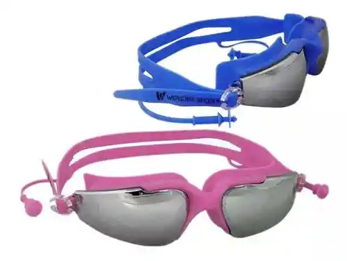 Gafas Natación + Tapa Oídos + Estuche Piscina Wonder Sport