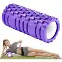 Rodillo Roller Foam Espuma Grabado Yoga Pilates Gym 33x14cm