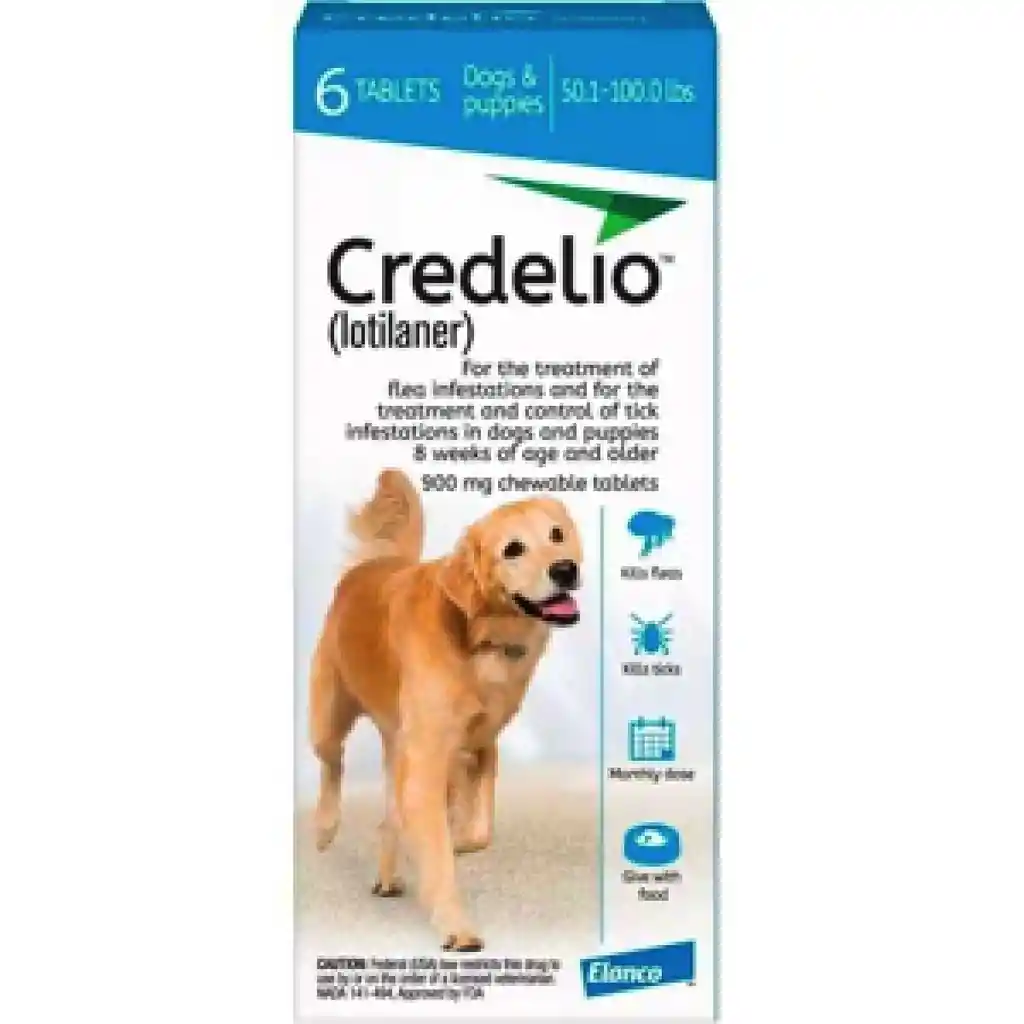 Antipulgas Credelio X 1 Tableta (22kg-45kg)