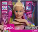 Barbie Peinados Arcoiris Cabeza Y Accesorios