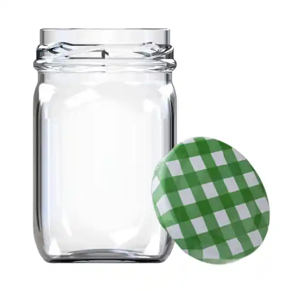 Envase Conserva En Vidrio 105 Ml Con Tapa Metálica