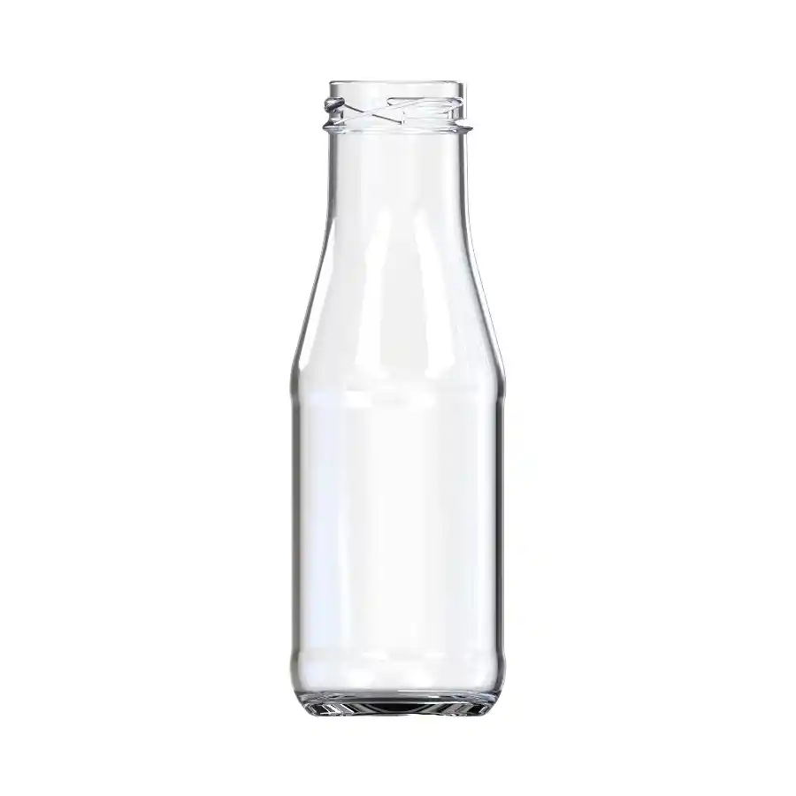 Envase En Vidrio Bebida 227 Ml Con Tapa Metálica