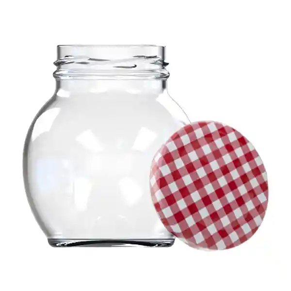 Envase En Vidrio Miel 255 Ml Con Tapa Metálica