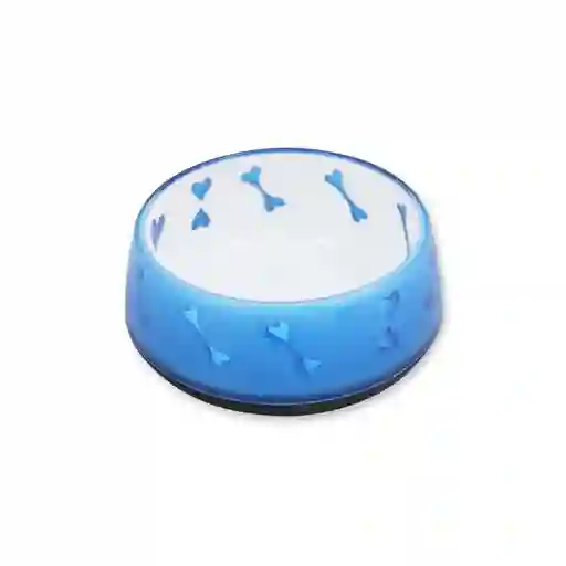 Comedero Para Perro Dog Love Blue - S