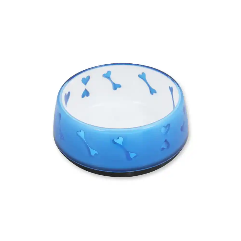 Comedero Para Perro Dog Love Blue - S