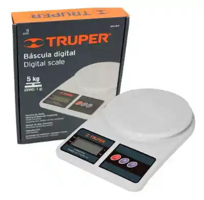 Gramera Digital 5kg Base Plástica Truper C:15161