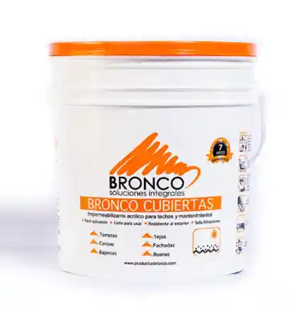 Impermeabilizante Bronco Cubierta Gris X 1/4